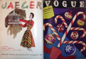 Christmas Vogue Magazine cover 19??