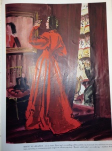Balenciaga's red broadcloth coat