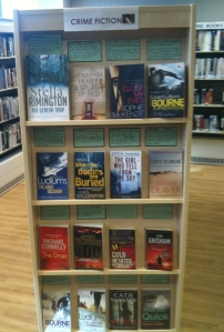Crime fiction on display at Kensal Library