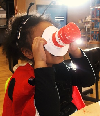 Dr Seuss activity at Kensal Library, March 2017